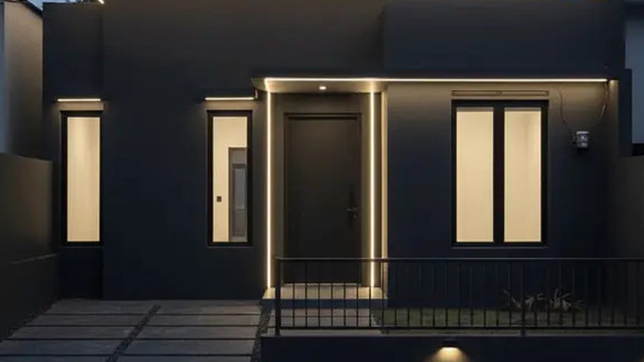 Fasad Rumah Kecil agar Tetap Terlihat Mewah. Gemini