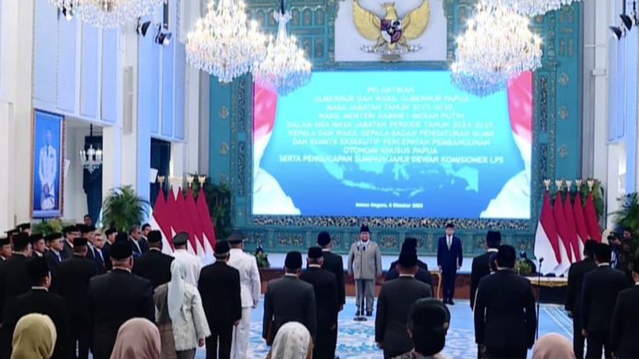 Prabowo Lantik Dua Wamen Baru Kabinet Merah Putih: Akhmad Wiyagus Jabat Wamendagri, Benjamin Paulus Jadi Wamenkes
