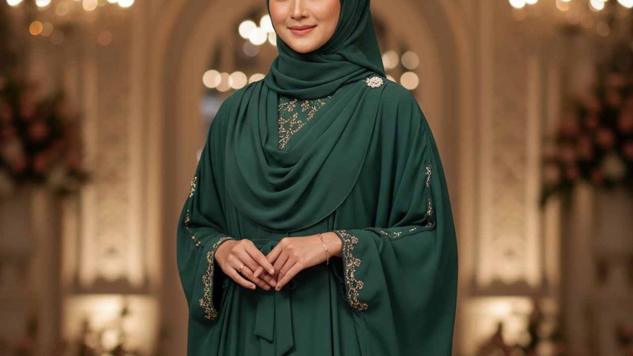 Ilustrasi Kaftan Syar'i