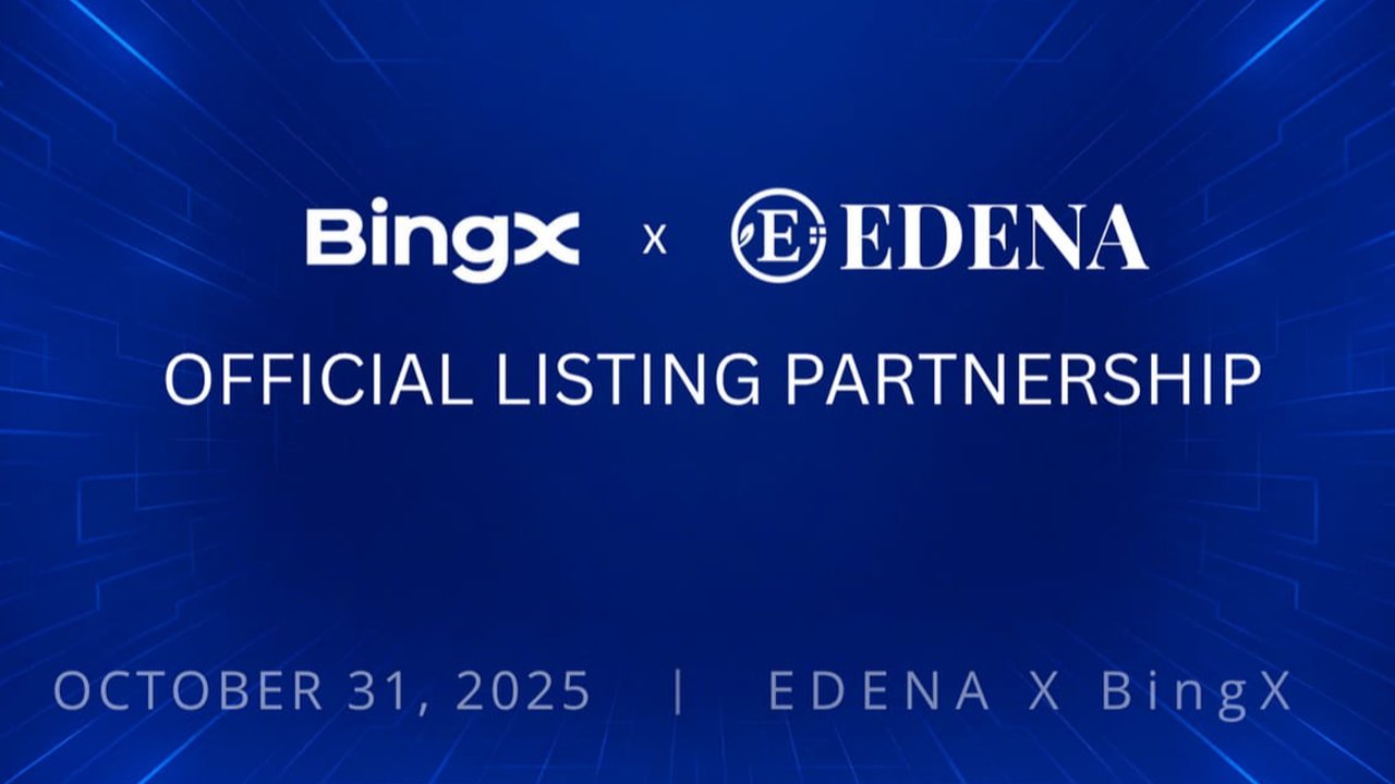 EDENA Capital Listing di BingX 31 Oktober, Siap Melantai di Bursa Global Top 5 November Ini