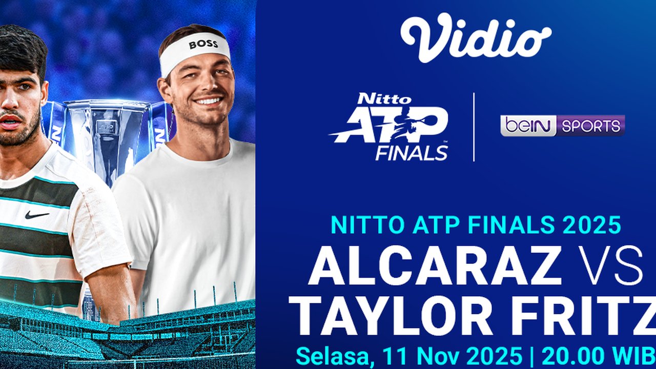 Saksikan dan Nonton Nitto ATP Finals 2025, Eksklusif di Vidio