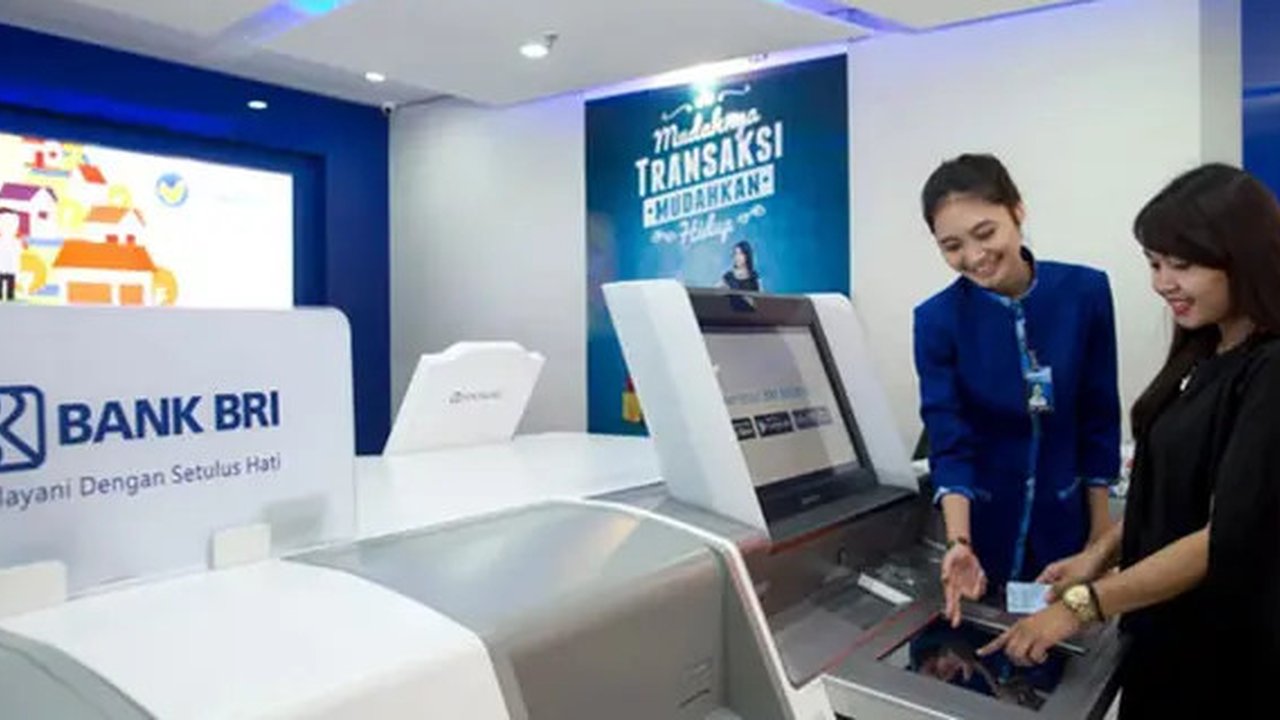 Ilustrasi pelayanan Bank Rakyat Indonesia.