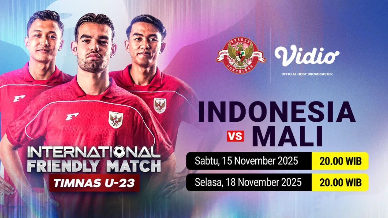 Saksikan dan Nonton Timnas Indonesia U-23 vs Mali U-23  Eksklusif di Vidio