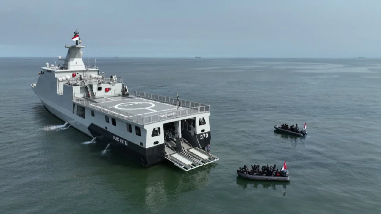 TNI AL Kerahkan Kekuatan Laut di Latihan Integrasi TNI