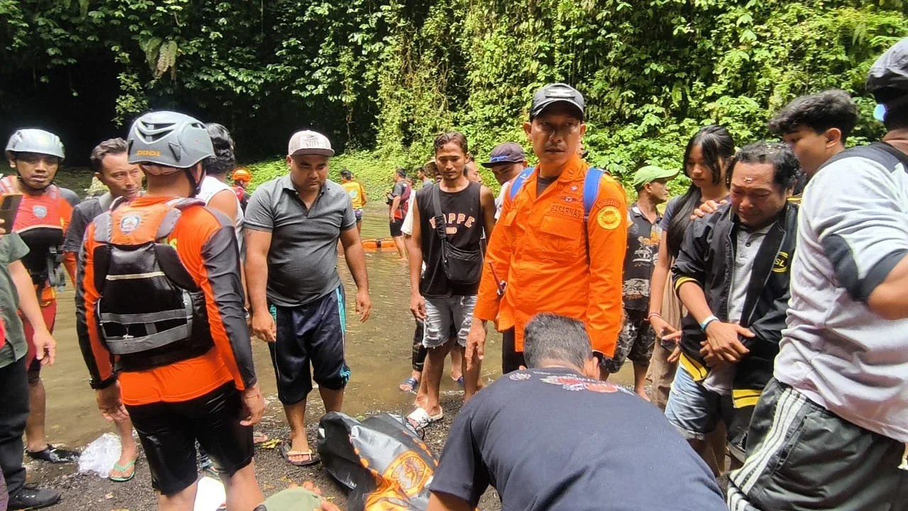 Pemuda di Bali yang Tenggelam di Air Terjun Mengening Ditemukan Meninggal Dunia