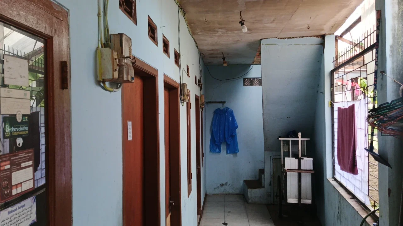 Rumah kontrakan balita Raditya Allibyan Fauzan