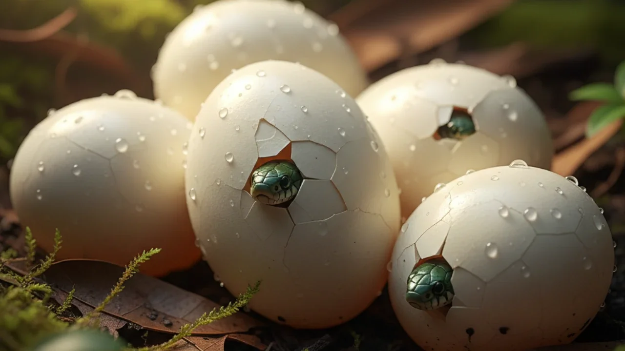 Telur Ular Siap Menetas