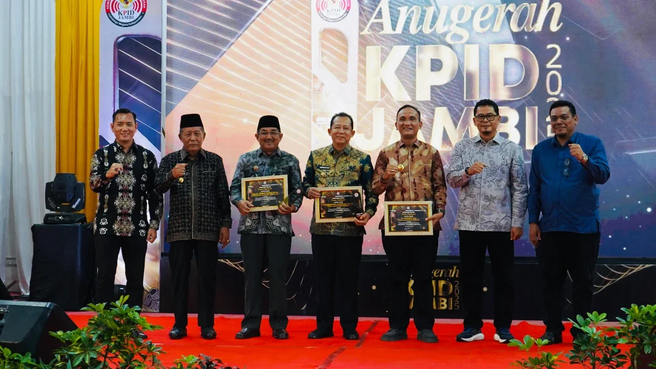 Malam Anugerah KPID Jambi 2025, Apresiasi Siaran Sehat dan Berkualitas