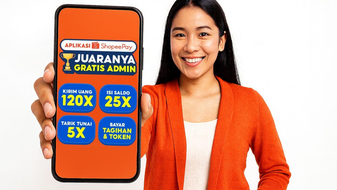 Aplikasi ShopeePay Juaranya Gratis Admin.