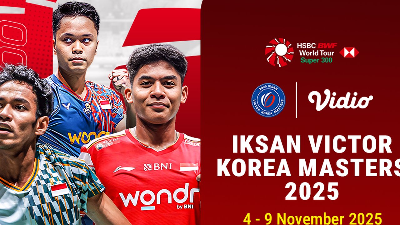 Nonton Badminton Korea Masters 2025: Tayang di Vidio