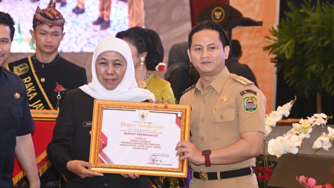 Kabupaten Trenggalek Raih Penghargaan Siskamling Terbaik se-Jatim