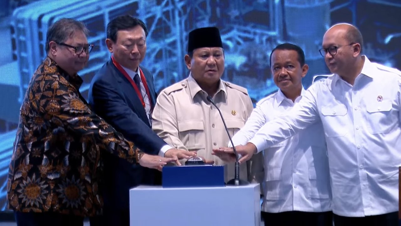 Prabowo: Jokowi Paling Paling Berjasa di Proyek Pabrik Petrokimia Lotte