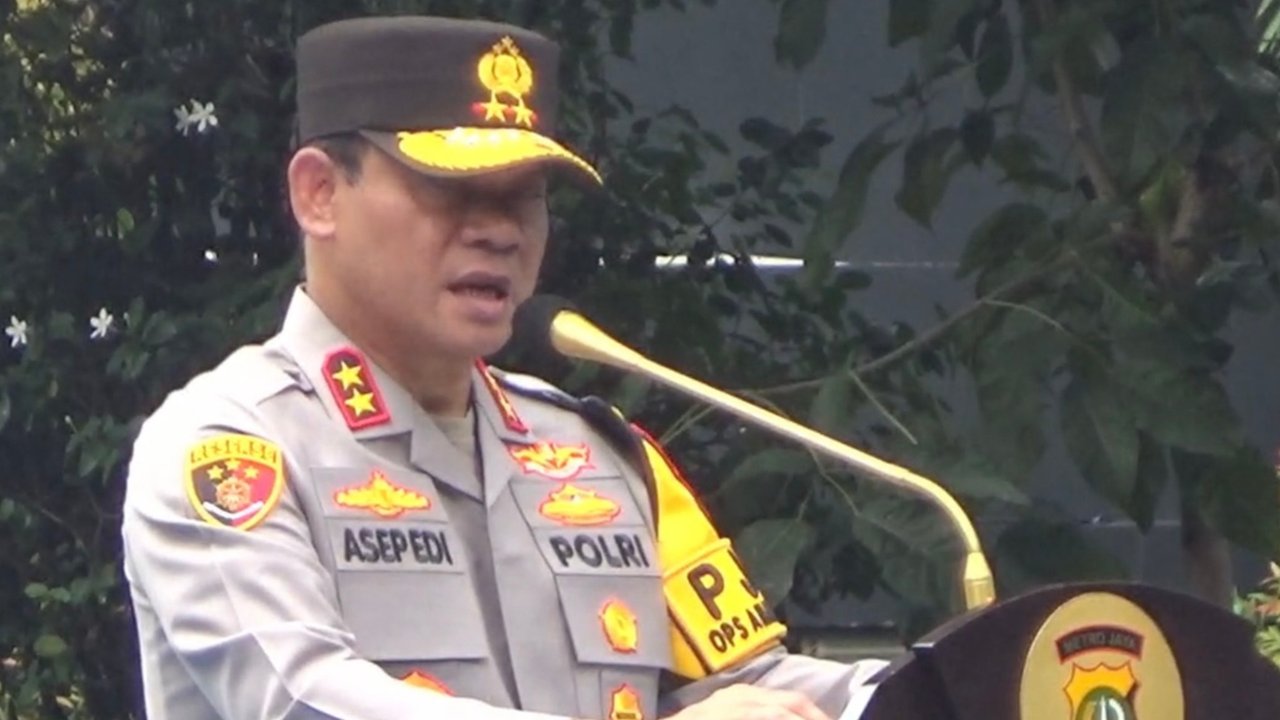 Kapolda Metro Jaya Irjen Asep Edi Suheri di Mapolda Metro Jaya