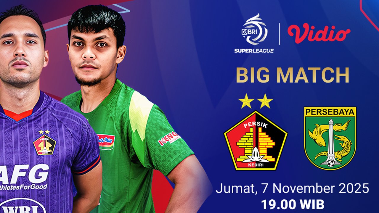 Nonton BRI Super League 2025/26: Persik vs Persebaya di Vidio Malam Ini