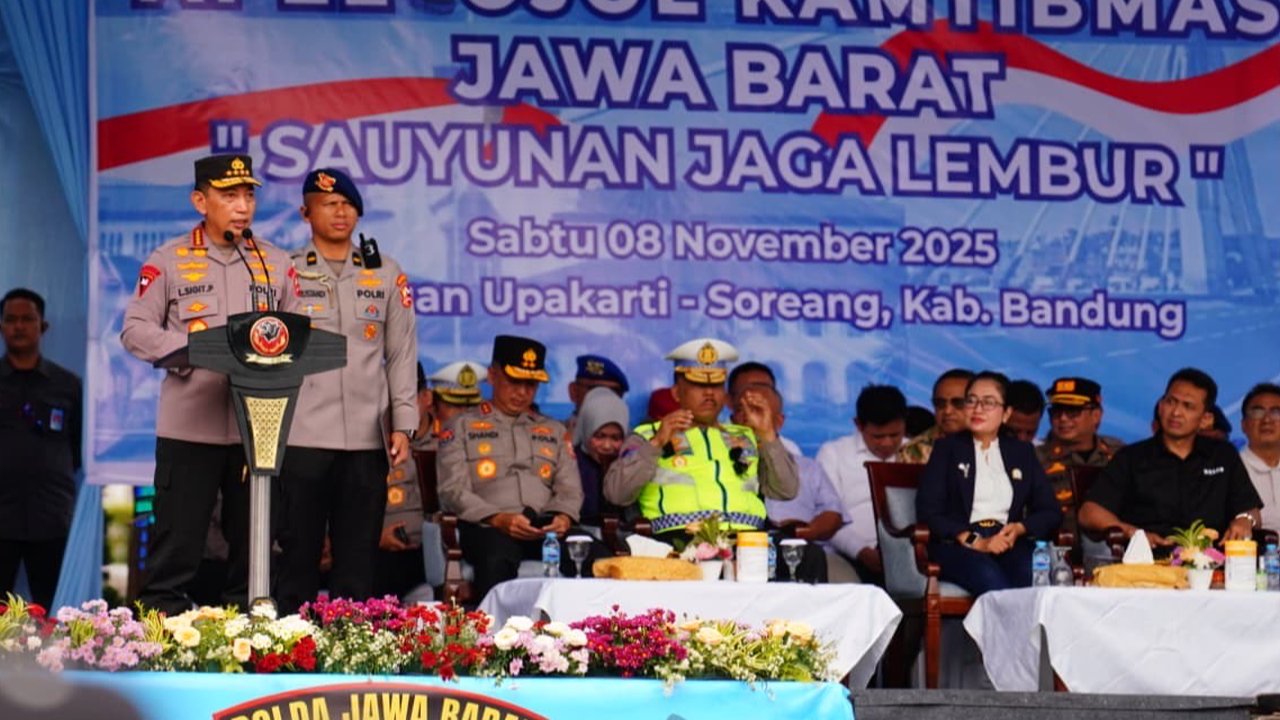 Perkuat Keamanan Jalanan, Kapolri Resmikan Program Ojol Kamtibmas di Jawa Barat