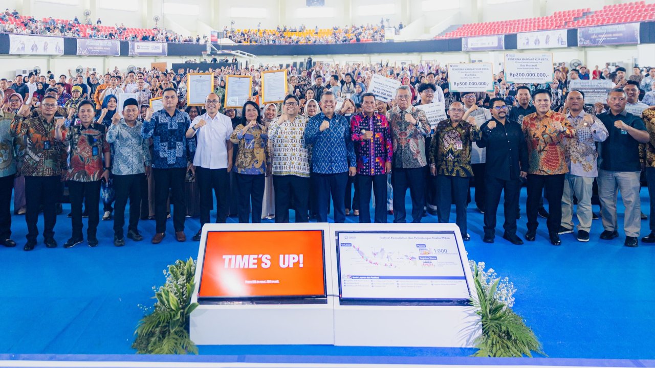 BRI Hadirkan Ratusan Pengusaha UMKM Binaan dalam Festival Kemudahan dan Pelindungan Usaha Mikro