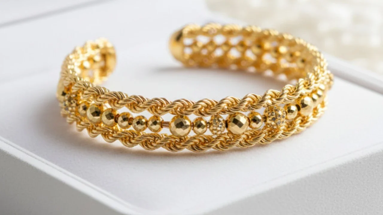 Model Gelang Emas Lilit London Murni Paling Dicari (Foto: Reve)