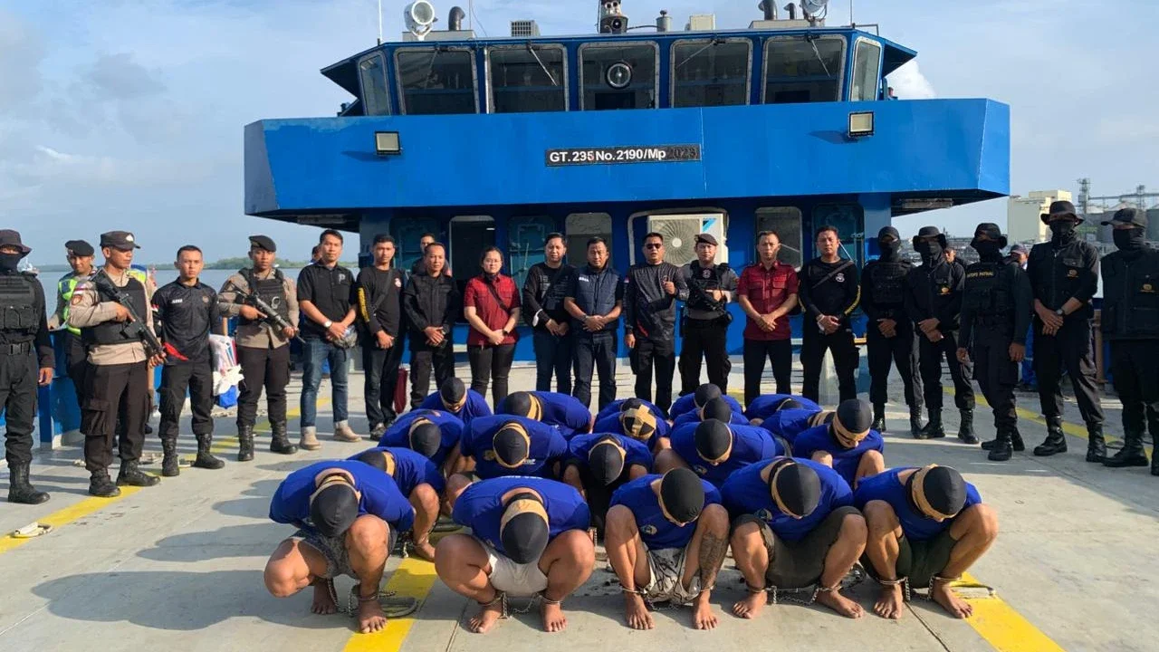 warga binaan dipindahkan ke nusakambangan