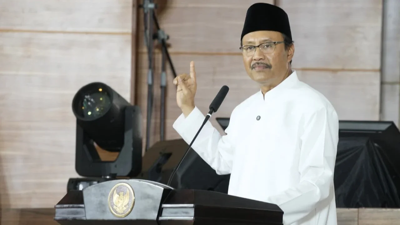 Menteri Sosial Saifullah Yusuf (Gus Ipul) Bertemu Kadinsos se Jatim