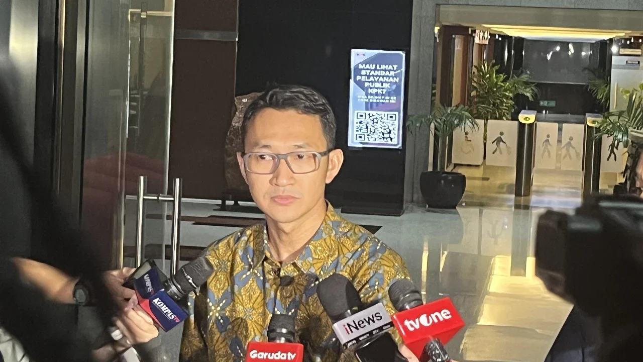 Juru Bicara KPK, Budi Prasetyo. (Liputan6.com/Radityo Priyasmoro)