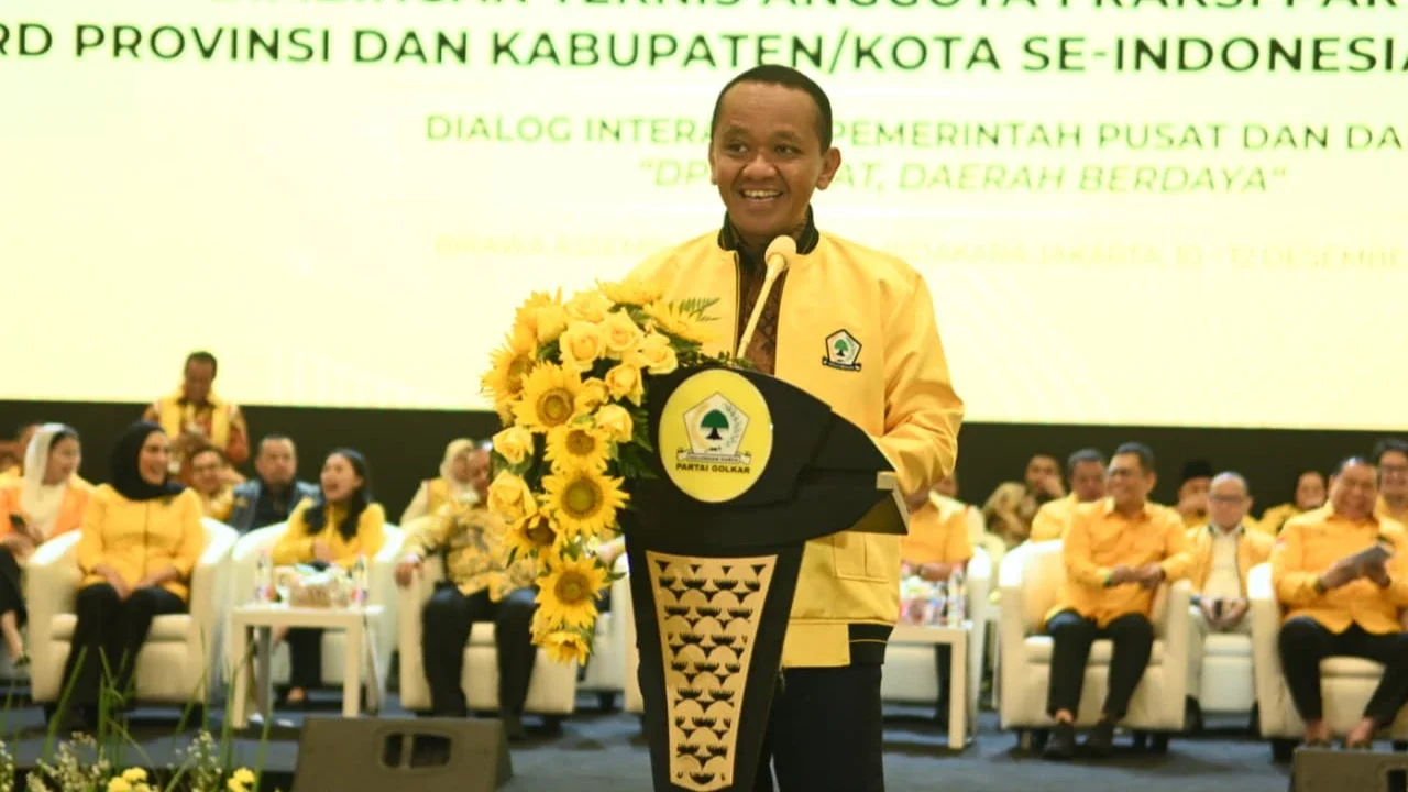 Ketua Umum Partai Golkar Bahlil Lahadalia