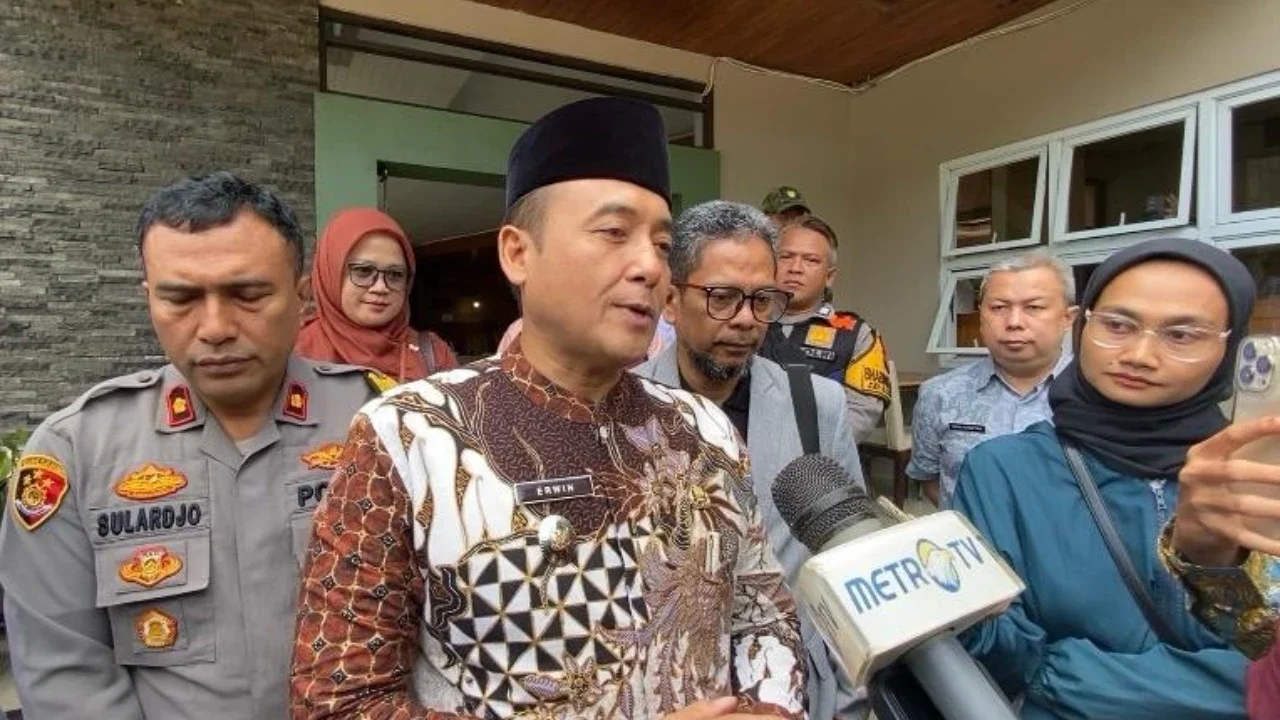 Wakil Wali Kota Bandung Erwin. (Liputan6.com/Arya Prakasa)