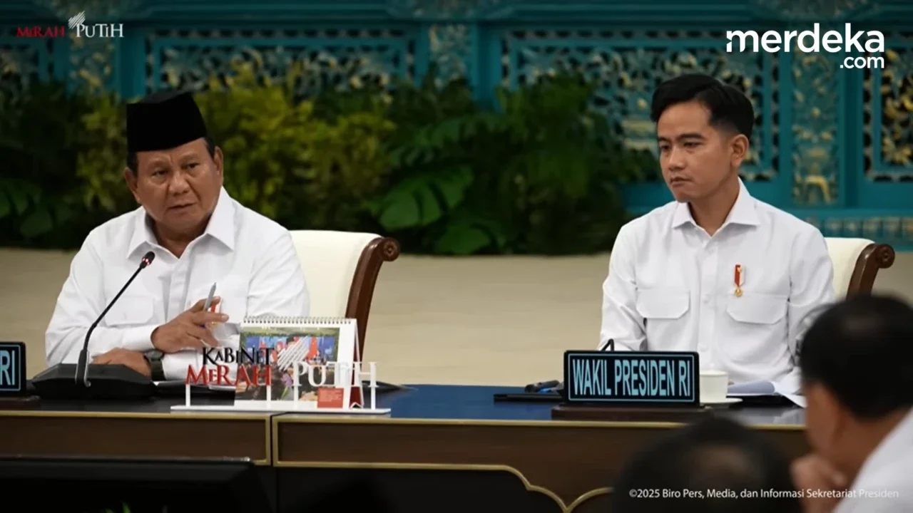 Presiden Prabowo pimpin sidang kabinet