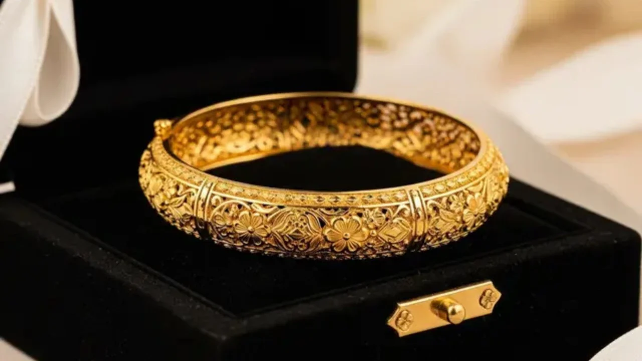 Gelang Emas Kombinasi Berlian Investasi Bernilai. Foto: Gemini