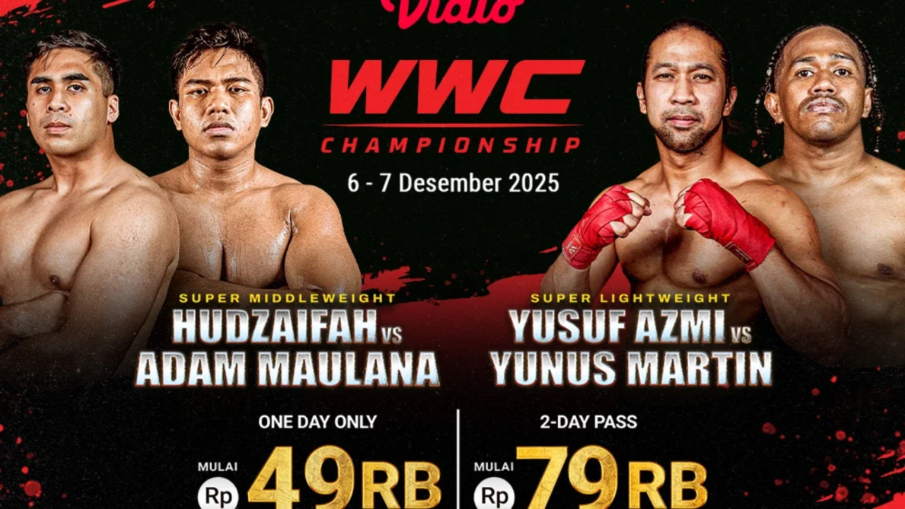 Berikut Daftar Lengkap Fight Card Warzone World Championship 2025, Eksklusif Tayang di Vidio