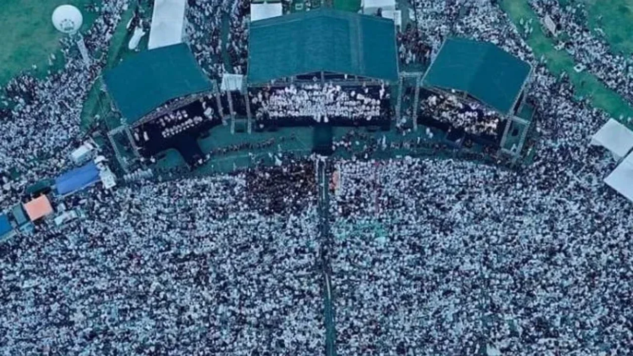 Sederet Foto Meriahnya Reuni 212, Berjalan Tertib & Bersih