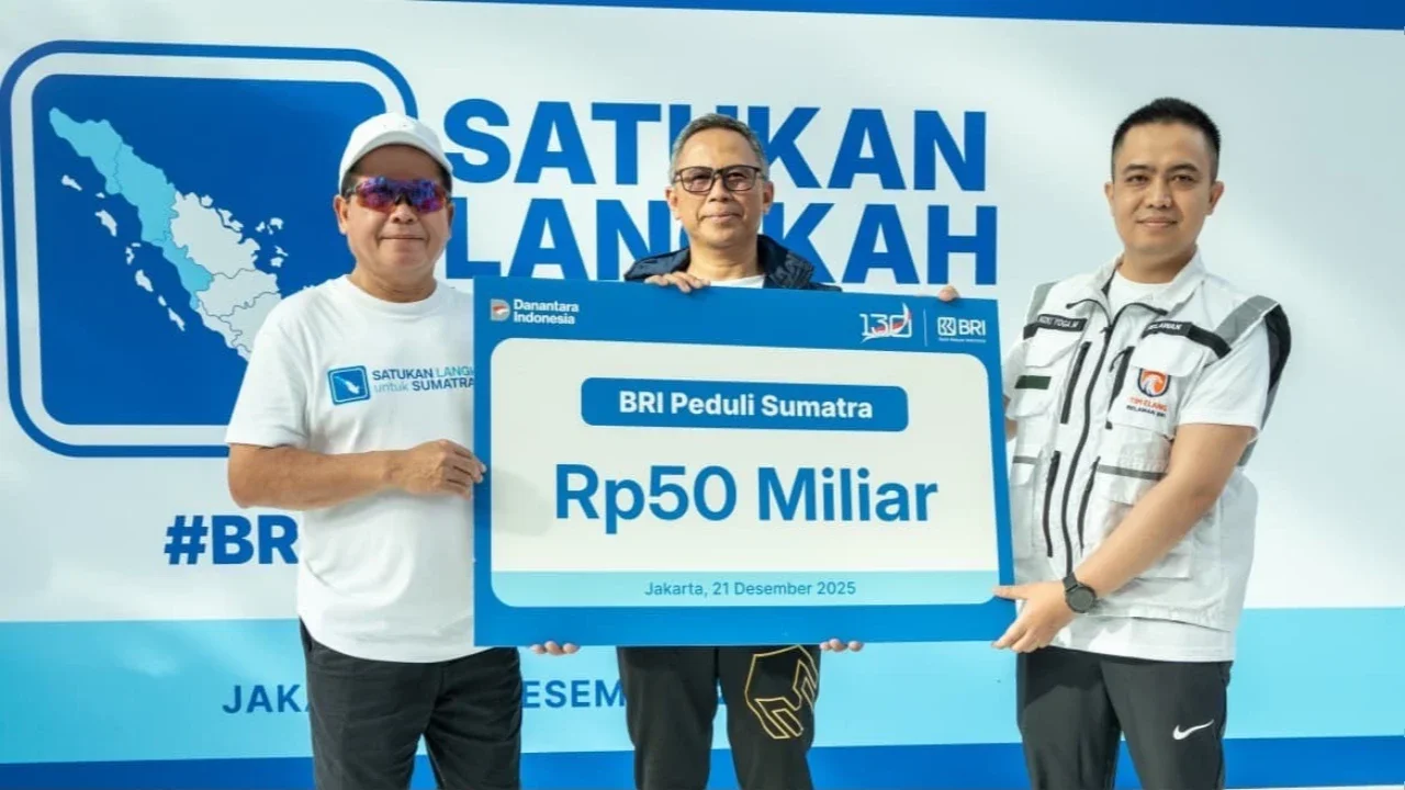 BRI Gelar Kegiatan 'Satukan Langkah untuk Sumatra', Komitmen Bantu Rp50 M untuk Pemulihan Bencana