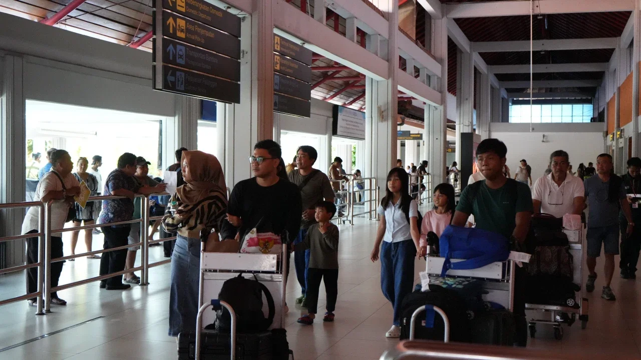 Arus Mudik Natal-Tahun Baru, Bandara Bali Layani 66 Ribu Penumpang
