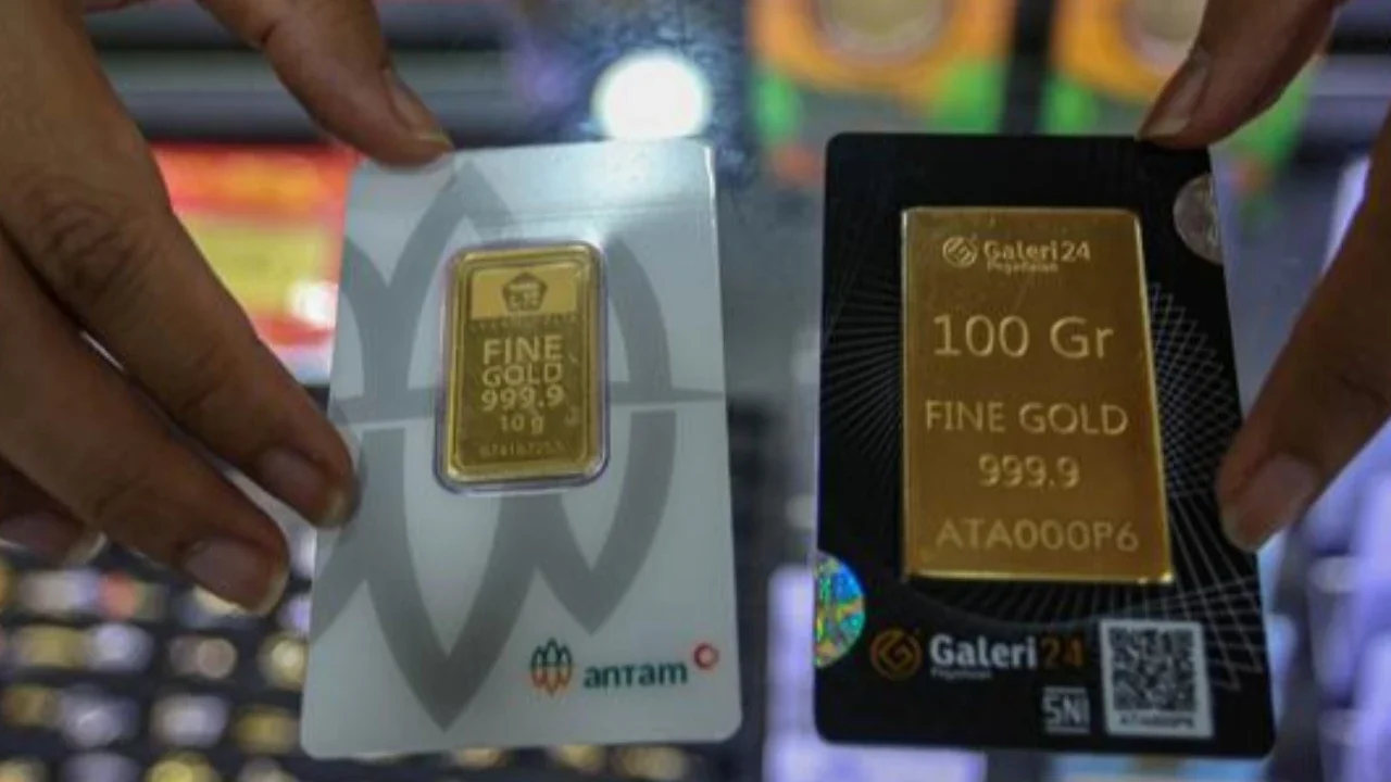 Harga Emas Antam Selasa 23 Desember 2025 Melonjak Rp59 Ribu Menjadi Rp2,56 Juta Per Gram