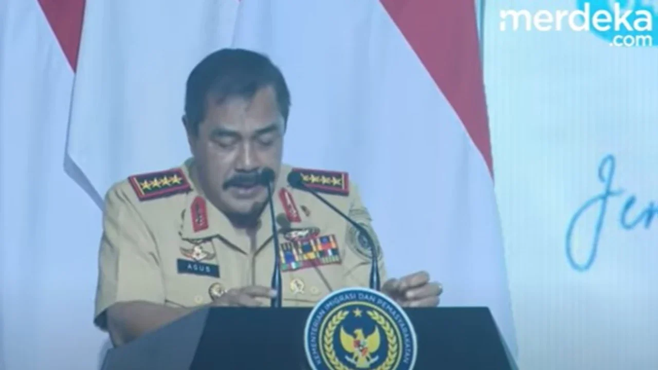 VIDEO: Momen Suara Jenderal Agus Bergetar Tahan Tangis Hingga Tertunduk 