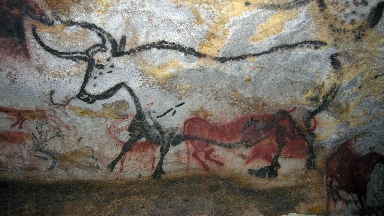 lukisan dinding di gua lascaux