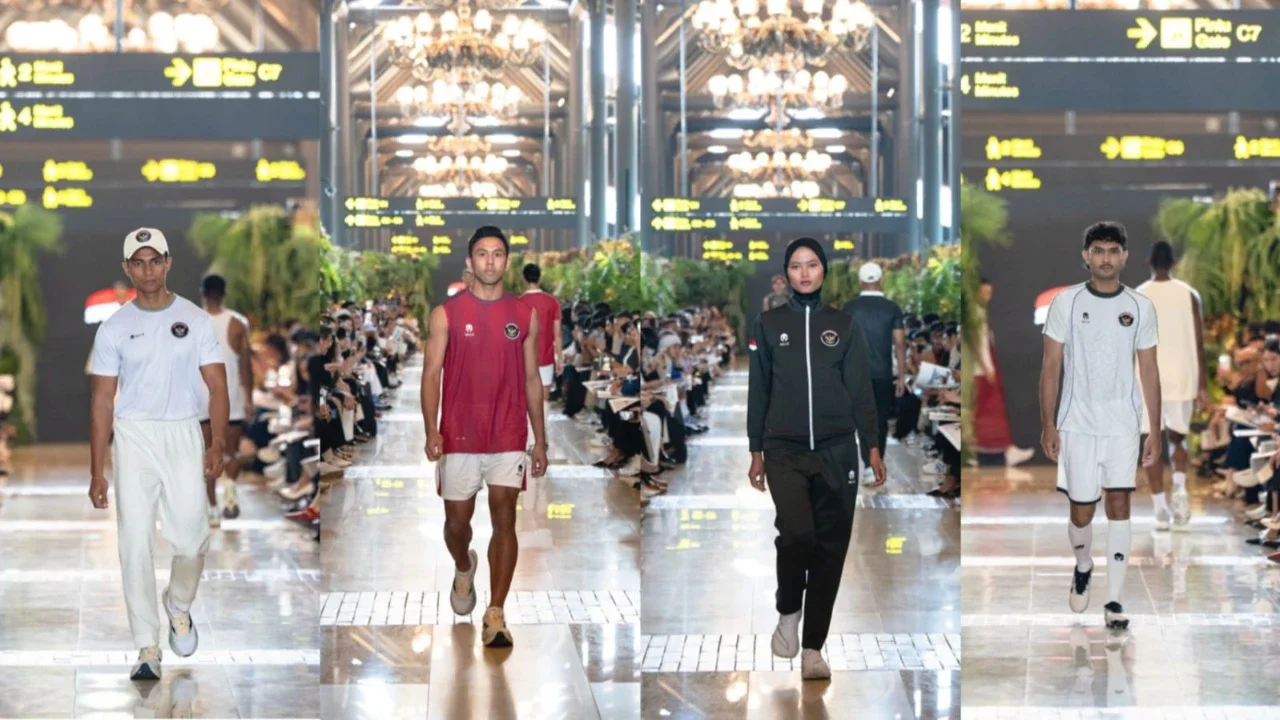Jersey Tim Indonesia Hadir di Sarinah Menjelang Keberangkatan Atlet ke Sea Games