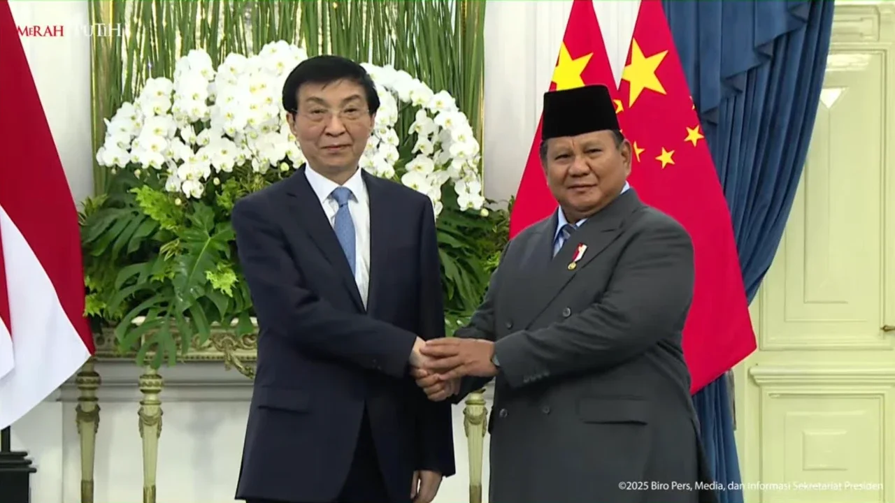 Presiden Prabowo Terima Kunjungan Ketua MPR China