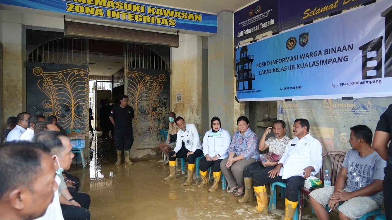 Dirjenpas Pantau Lapas Akibat Banjir di Aceh, Prioritaskan Keselamatan Petugas dan Warga Binaan