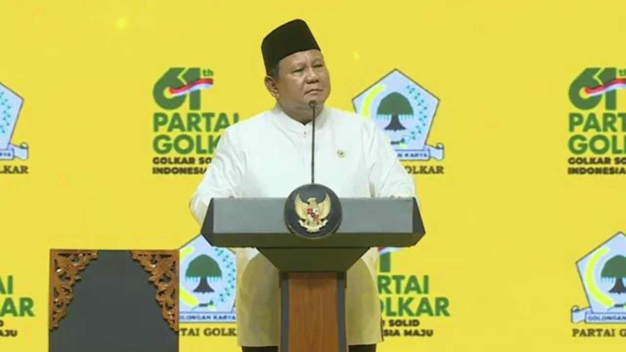 VIDEO: Prabowo Pecah Roasting Bahlil-Ngabalin di Golkar 