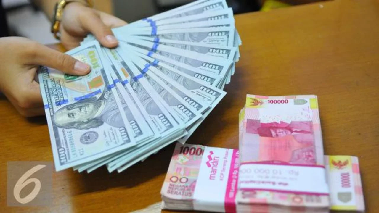 Kurs  Rupiah Kembali Melemah ke level Rp16.695 per USD, Dipicu Lesunya Ekonomi AS