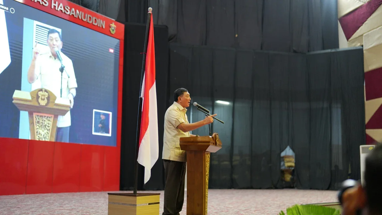 VIDEO: Pidato Berapi-api Menhan Sjafrie Keras Perangi Korupsi 