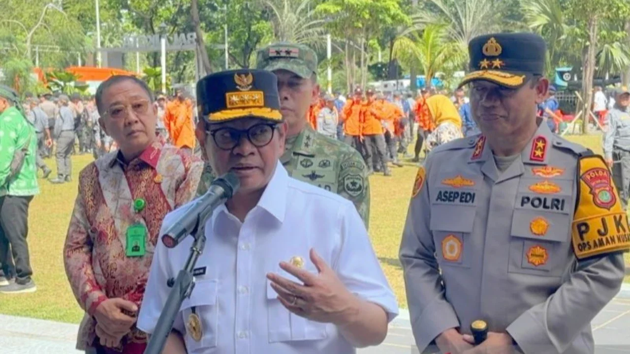Gubernur Pramono Soroti Lemahnya Sistem Keselamatan Gedung Terra Drone yang Terbakar