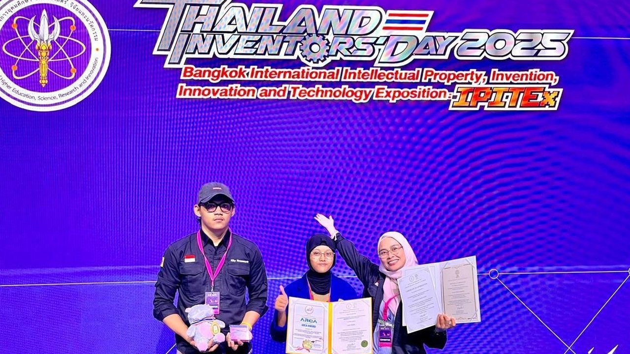 ITPLN Raih Gold Medal di IPITEx Bangkok