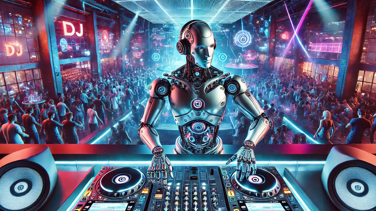 Heboh, Ada Robot Militer Jadi DJ di Klub Malam