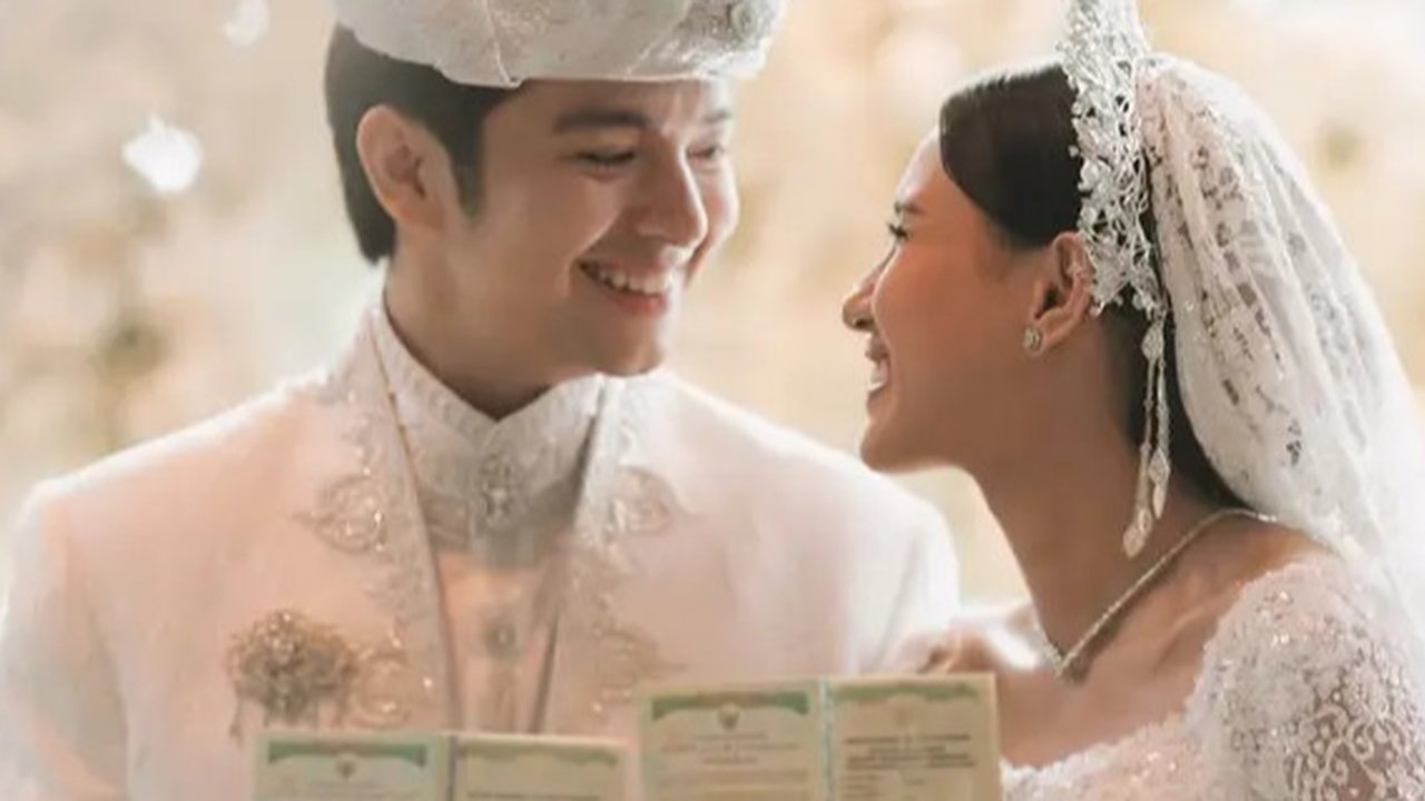Potret Angga Yunanda dan Shenina Cinnamon Menikah. (sumber: Instagram/angga)