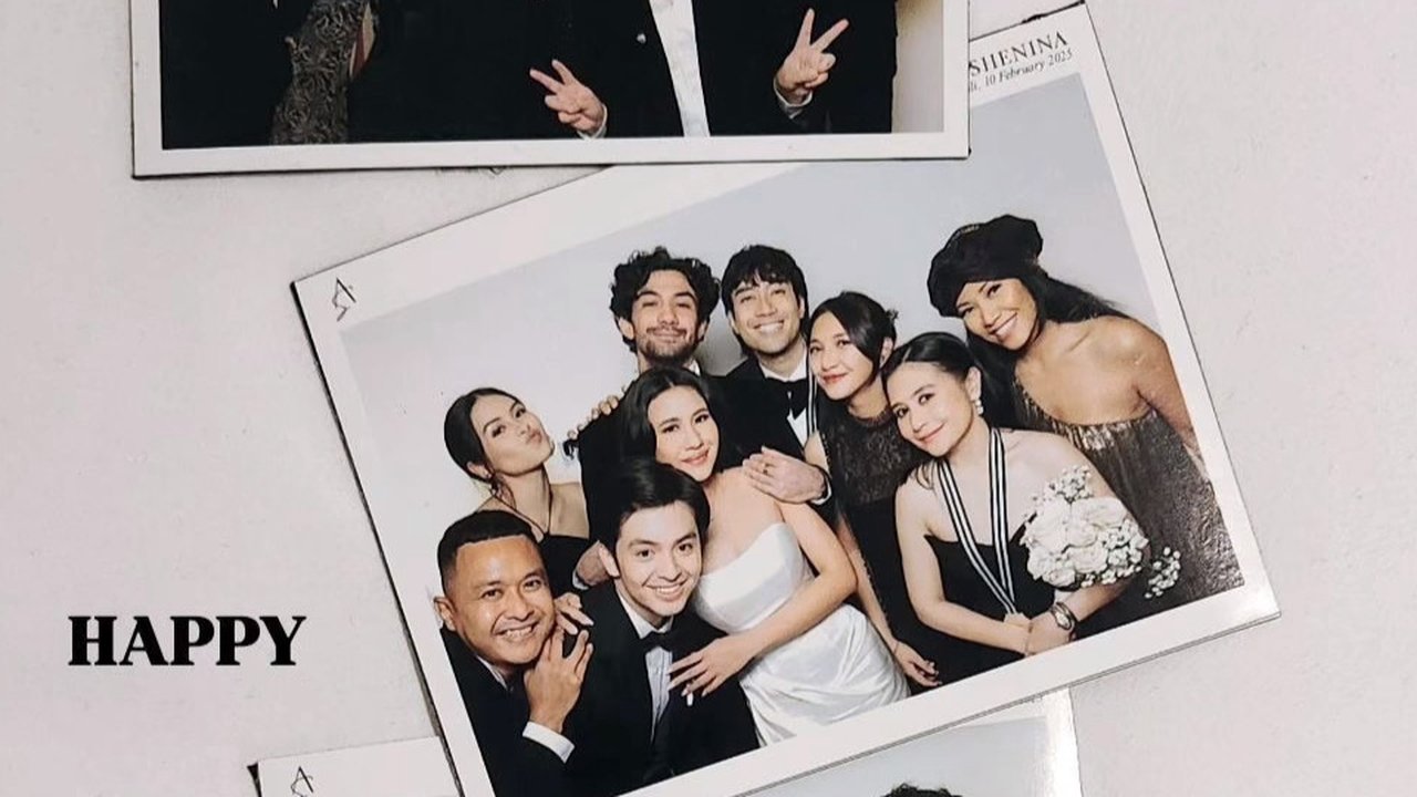 Potret Prilly Latuconsina & Omara Esteghlal Hadiri Resepsi Pernikahan Angga Yunanda, Serasi Berbusana Serba Hitam