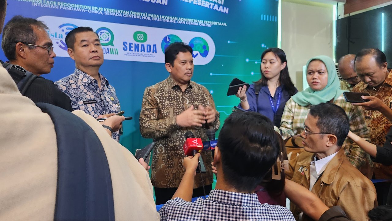 Direktur Utama BPJS Kesehatan, Ghufron Mukti dalam acara Pertemuan Nasional Fasilitas Kesehatan BPJS Kesehatan Tahun 2024 dengan tema “Komitmen Fasilitas Kesehatan dalam Menjaga Mutu dan Akuntabilitas Program Jaminan Kesehatan Nasional”.
