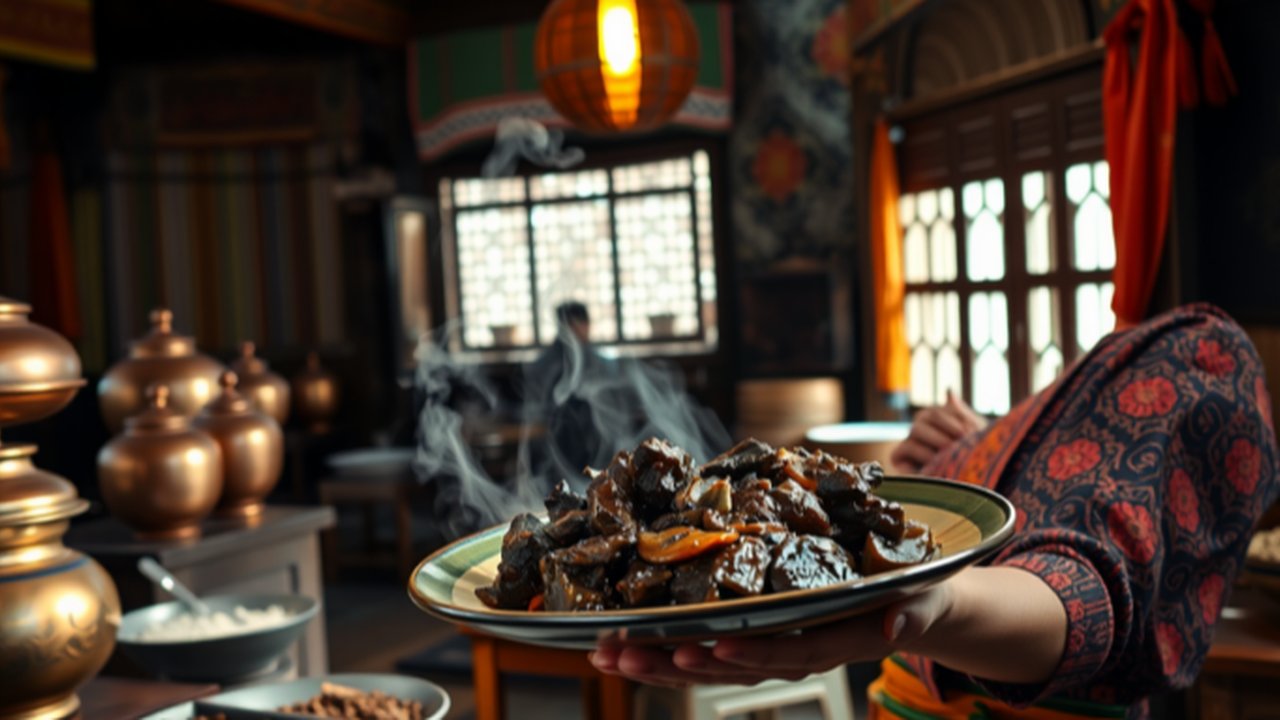 Ilustrasi Rendang Daging Sapi Spesial