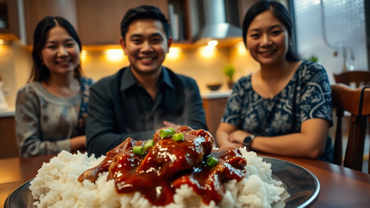Ilustrasi Resep Ayam Kecap