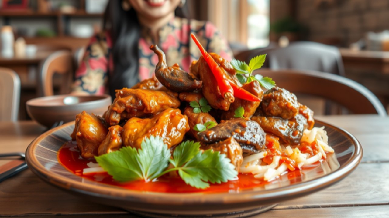 resep ati ampela balado